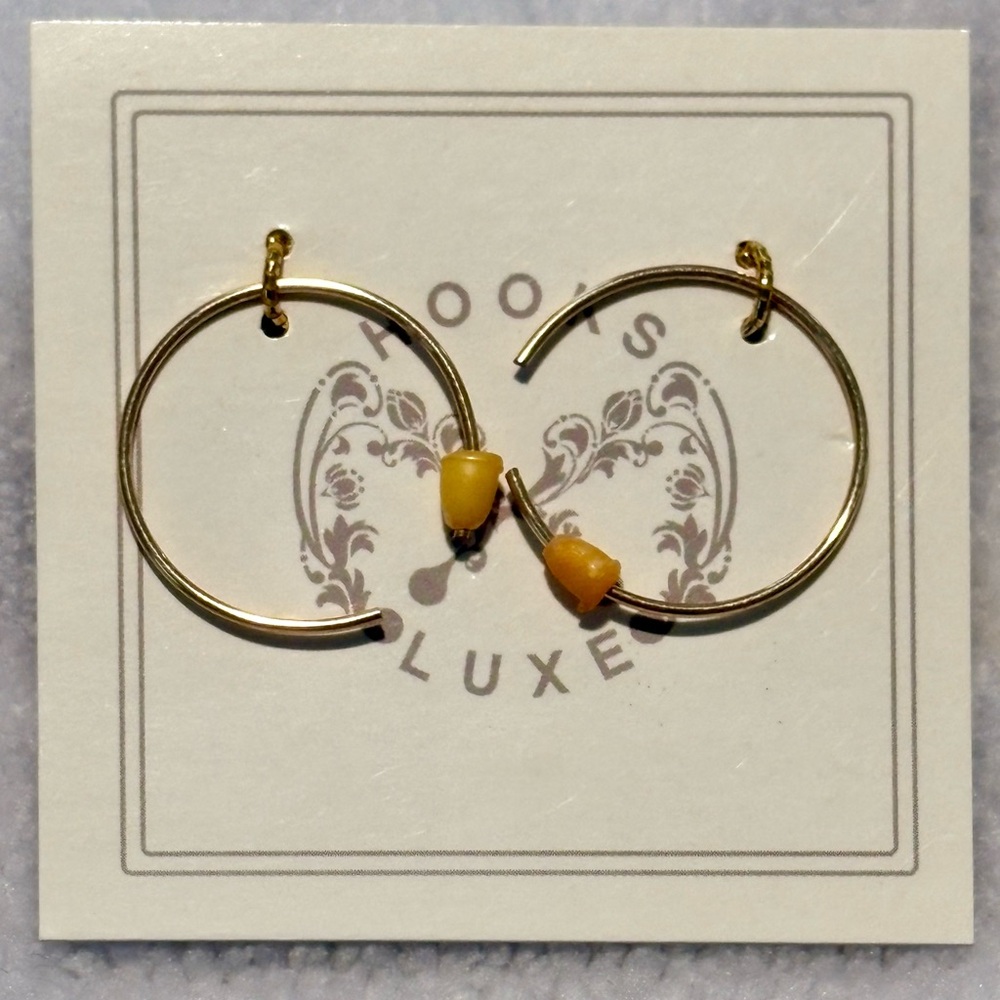 Elegant Gold Hoop Earrings